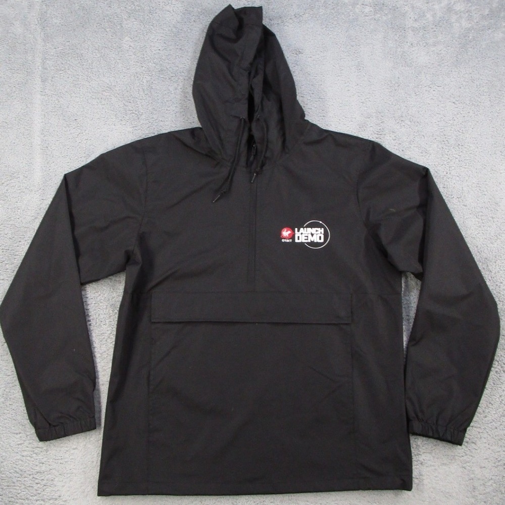 Independent Trading Co Virgin Orbit Launch Demo Windbreaker Jacket Mens Large